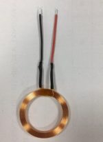 Customized Copper circular coil connected the Red & Black terminal wire