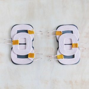 Custom high quantity induction copper coil wire air core inductor magnetic coil with hard ferrite