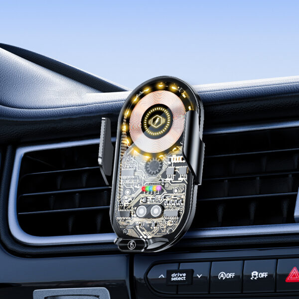 New  Vehicle Perspective Design 15W Car Mobile phone  wireless charging Holder-C13 - Image 17