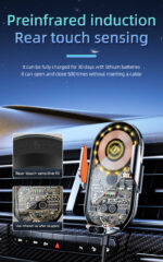 New  Vehicle Perspective Design 15W Car Mobile phone  wireless charging Holder-C13 - Image 5