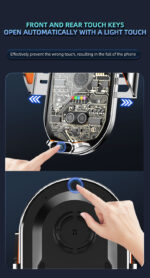 New  Vehicle Perspective Design 15W Car Mobile phone  wireless charging Holder-C13 - Image 7