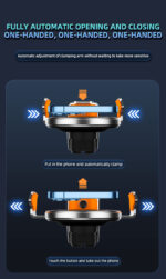 New  Vehicle Perspective Design 15W Car Mobile phone  wireless charging Holder-C13 - Image 9