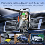 New  Vehicle Perspective Design 15W Car Mobile phone  wireless charging Holder-C13 - Image 19