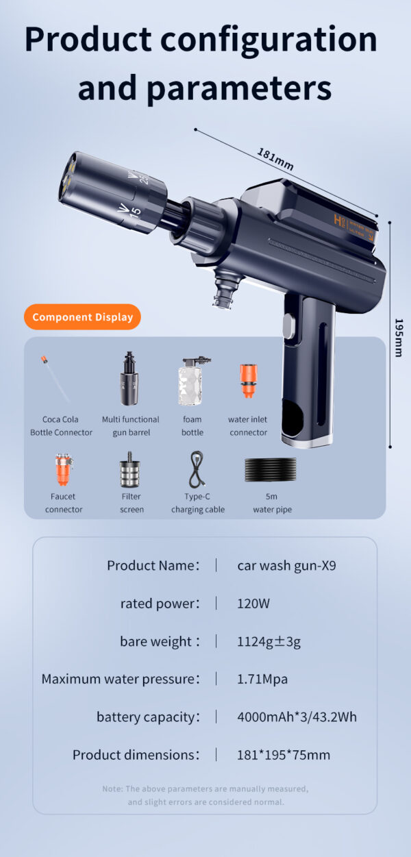 OEM Mini Folding Car Wash Gun - Image 13